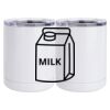 10 oz. White Stainless Steel Short Tumbler Thumbnail