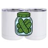 10 oz. White Stainless Steel Short Tumbler Thumbnail