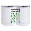 10 oz. White Stainless Steel Short Tumbler Thumbnail