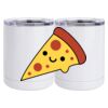 10 oz. White Stainless Steel Short Tumbler Thumbnail