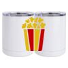 10 oz. White Stainless Steel Short Tumbler Thumbnail