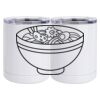 10 oz. White Stainless Steel Short Tumbler Thumbnail