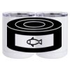 10 oz. White Stainless Steel Short Tumbler Thumbnail