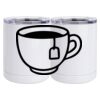 10 oz. White Stainless Steel Short Tumbler Thumbnail