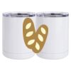 10 oz. White Stainless Steel Short Tumbler Thumbnail