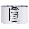 10 oz. White Stainless Steel Short Tumbler Thumbnail