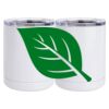 10 oz. White Stainless Steel Short Tumbler Thumbnail