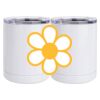 10 oz. White Stainless Steel Short Tumbler Thumbnail
