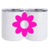 10 oz. White Stainless Steel Short Tumbler Thumbnail