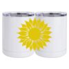 10 oz. White Stainless Steel Short Tumbler Thumbnail