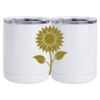10 oz. White Stainless Steel Short Tumbler Thumbnail