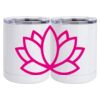 10 oz. White Stainless Steel Short Tumbler Thumbnail