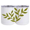 10 oz. White Stainless Steel Short Tumbler Thumbnail