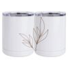 10 oz. White Stainless Steel Short Tumbler Thumbnail
