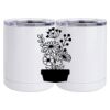 10 oz. White Stainless Steel Short Tumbler Thumbnail