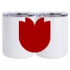 10 oz. White Stainless Steel Short Tumbler Thumbnail