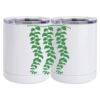 10 oz. White Stainless Steel Short Tumbler Thumbnail