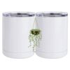 10 oz. White Stainless Steel Short Tumbler Thumbnail