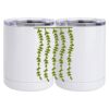 10 oz. White Stainless Steel Short Tumbler Thumbnail