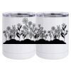 10 oz. White Stainless Steel Short Tumbler Thumbnail
