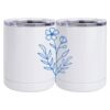 10 oz. White Stainless Steel Short Tumbler Thumbnail
