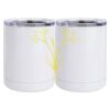 10 oz. White Stainless Steel Short Tumbler Thumbnail