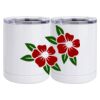 10 oz. White Stainless Steel Short Tumbler Thumbnail