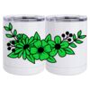 10 oz. White Stainless Steel Short Tumbler Thumbnail