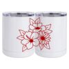 10 oz. White Stainless Steel Short Tumbler Thumbnail