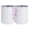 10 oz. White Stainless Steel Short Tumbler Thumbnail
