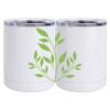 10 oz. White Stainless Steel Short Tumbler Thumbnail