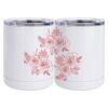 10 oz. White Stainless Steel Short Tumbler Thumbnail