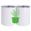 10 oz. White Stainless Steel Short Tumbler Thumbnail