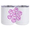10 oz. White Stainless Steel Short Tumbler Thumbnail