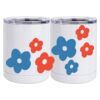 10 oz. White Stainless Steel Short Tumbler Thumbnail