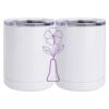 10 oz. White Stainless Steel Short Tumbler Thumbnail
