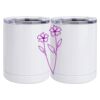 10 oz. White Stainless Steel Short Tumbler Thumbnail