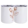 10 oz. White Stainless Steel Short Tumbler Thumbnail