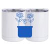 10 oz. White Stainless Steel Short Tumbler Thumbnail