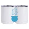 10 oz. White Stainless Steel Short Tumbler Thumbnail