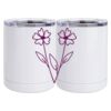 10 oz. White Stainless Steel Short Tumbler Thumbnail