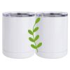 10 oz. White Stainless Steel Short Tumbler Thumbnail