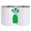 10 oz. White Stainless Steel Short Tumbler Thumbnail