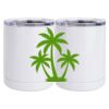 10 oz. White Stainless Steel Short Tumbler Thumbnail