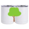10 oz. White Stainless Steel Short Tumbler Thumbnail