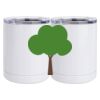 10 oz. White Stainless Steel Short Tumbler Thumbnail