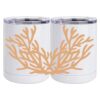 10 oz. White Stainless Steel Short Tumbler Thumbnail