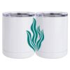 10 oz. White Stainless Steel Short Tumbler Thumbnail
