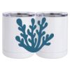 10 oz. White Stainless Steel Short Tumbler Thumbnail