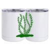 10 oz. White Stainless Steel Short Tumbler Thumbnail